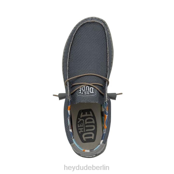 Wally Sox Triple Needle Hey Dude Männer 8JFX474 Schuhe blauer Schatten