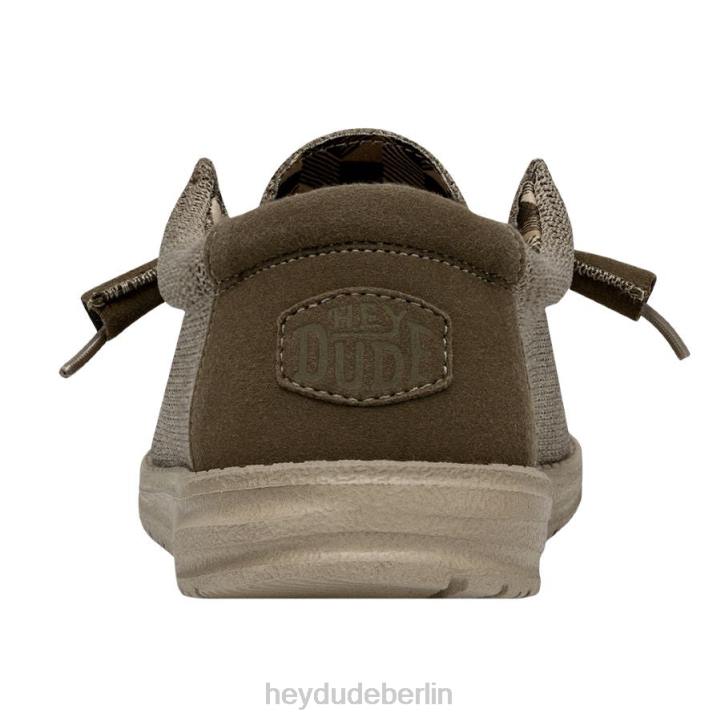 Wally Sox breit Hey Dude Männer 8JFX296 Schuhe Beige