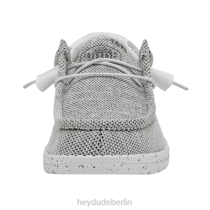 Wally Sox breit Hey Dude Männer 8JFX297 Schuhe Steinweiß