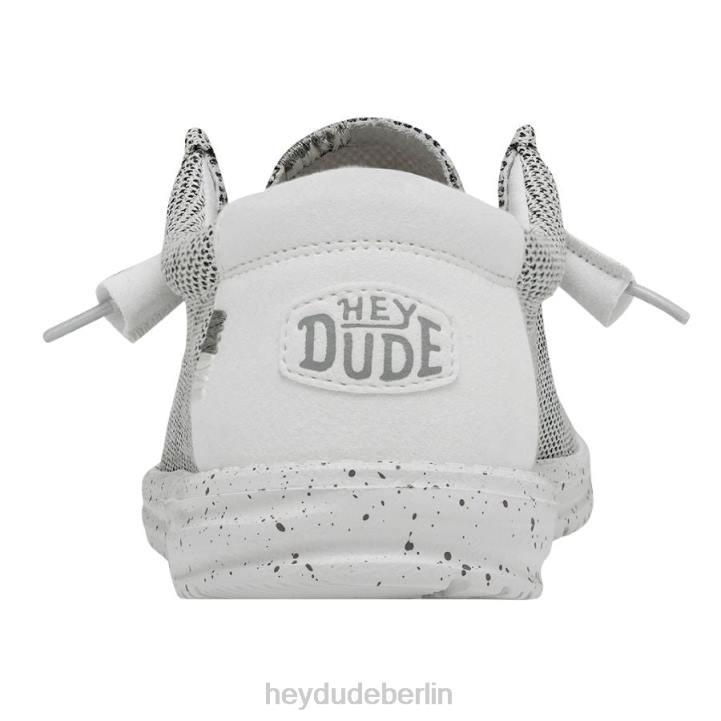 Wally Sox breit Hey Dude Männer 8JFX297 Schuhe Steinweiß