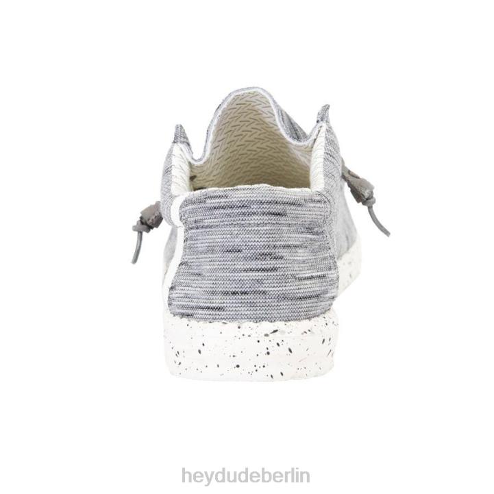 Wally Stretch-Fleece Hey Dude Männer 8JFX462 Schuhe Steinweiß