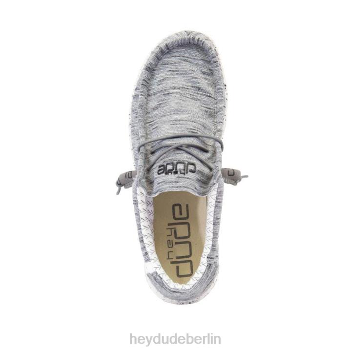 Wally Stretch-Fleece Hey Dude Männer 8JFX462 Schuhe Steinweiß