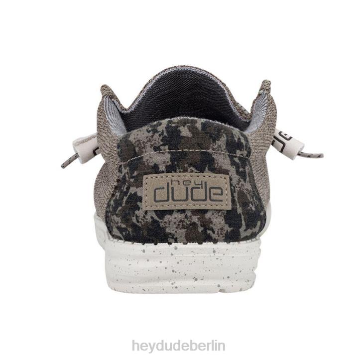 Wally Stretch Hey Dude Männer 8JFX326 Schuhe Sanddünen-Camouflage