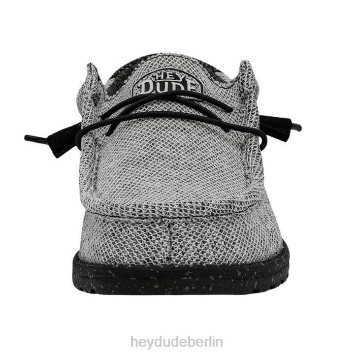 Wally Stretch Poly Hey Dude Männer 8JFX305 Schuhe dunkles Netz