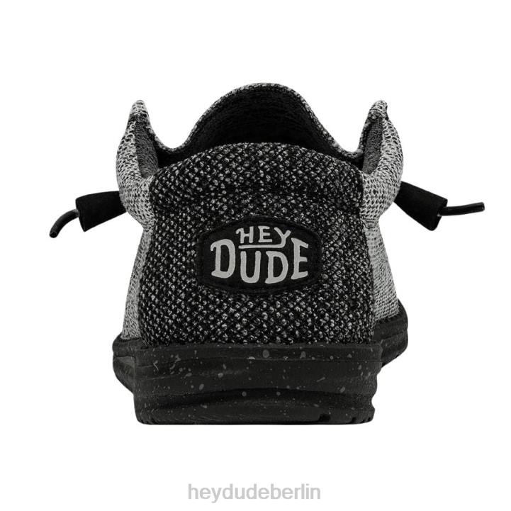 Wally Stretch Poly Hey Dude Männer 8JFX305 Schuhe dunkles Netz