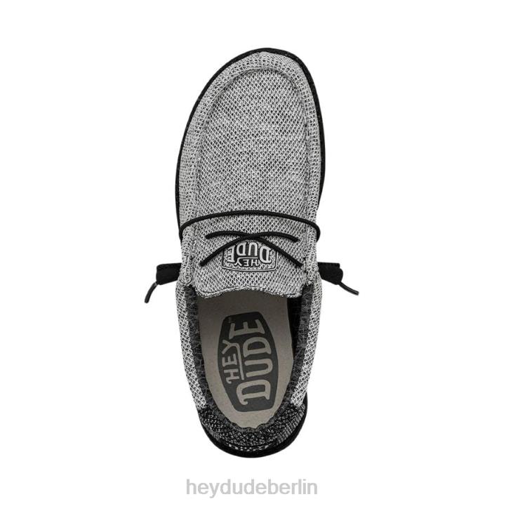 Wally Stretch Poly Hey Dude Männer 8JFX305 Schuhe dunkles Netz
