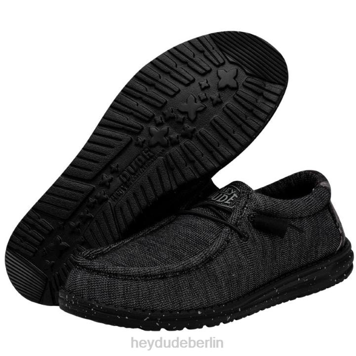Wally Stretch Poly Hey Dude Männer 8JFX306 Schuhe Mitternachtsbunker
