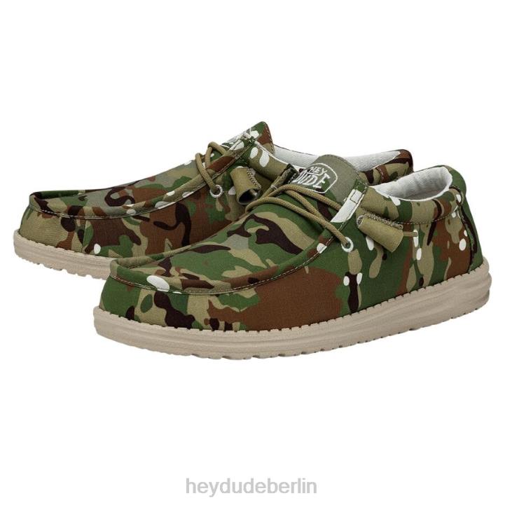 Wally-Tarnung Hey Dude Männer 8JFX431 Schuhe Multi-Camouflage