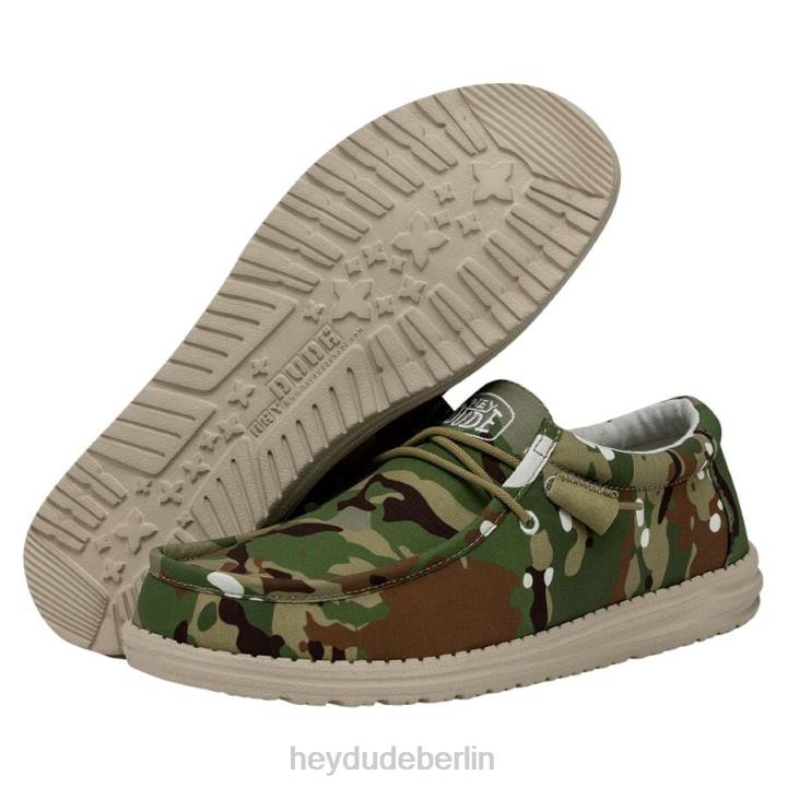 Wally-Tarnung Hey Dude Männer 8JFX431 Schuhe Multi-Camouflage