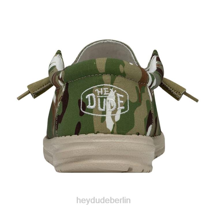 Wally-Tarnung Hey Dude Männer 8JFX431 Schuhe Multi-Camouflage