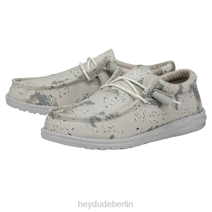 Wally-Tarnung Hey Dude Männer 8JFX432 Schuhe Graustufen-Wüstentarnung