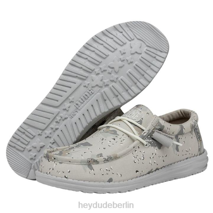 Wally-Tarnung Hey Dude Männer 8JFX432 Schuhe Graustufen-Wüstentarnung
