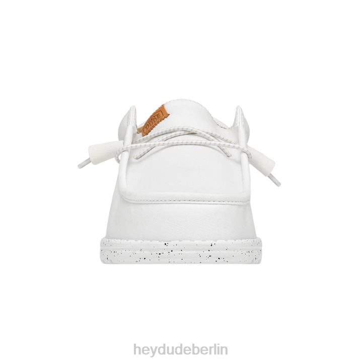 Wally gewaschenes Canvas Hey Dude Männer 8JFX302 Schuhe Weiß