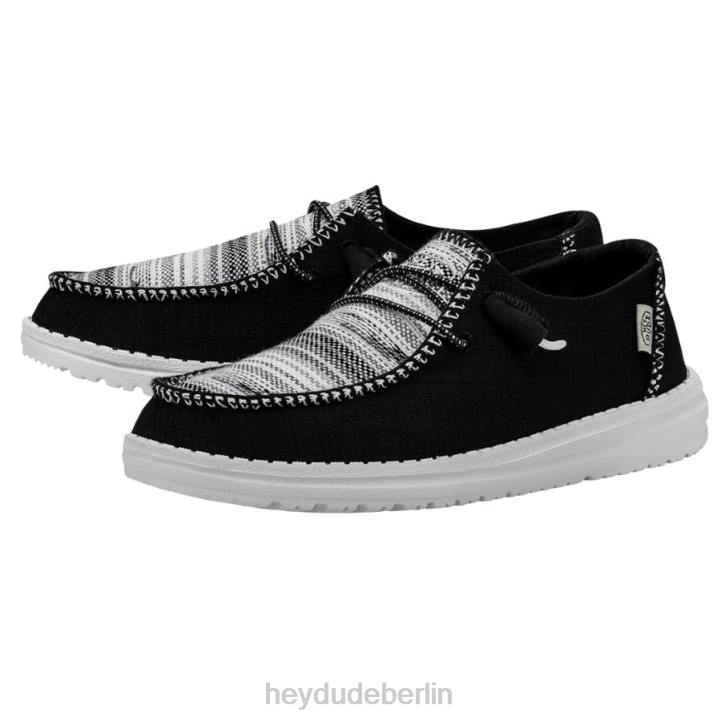 Wendy Boho Decke Hey Dude Männer 8JFX170 Schuhe Zion schwarz