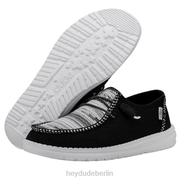 Wendy Boho Decke Hey Dude Männer 8JFX170 Schuhe Zion schwarz