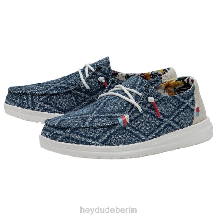 Wendy Boho Hey Dude Männer 8JFX61 Schuhe echtes Blau