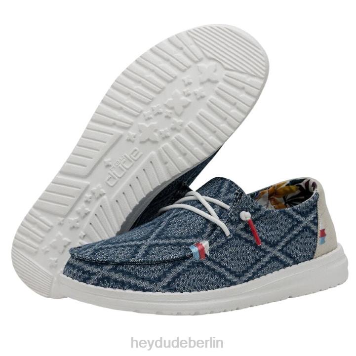 Wendy Boho Hey Dude Männer 8JFX61 Schuhe echtes Blau