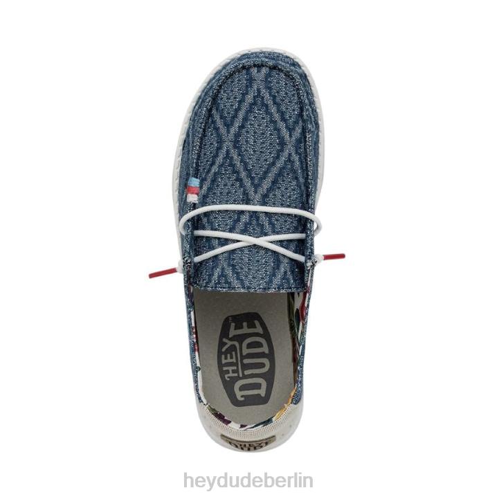 Wendy Boho Hey Dude Männer 8JFX61 Schuhe echtes Blau