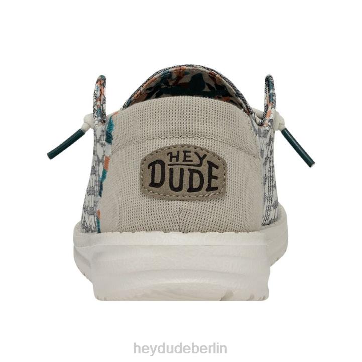 Wendy Boho Hey Dude Männer 8JFX63 Schuhe Stickerei grau