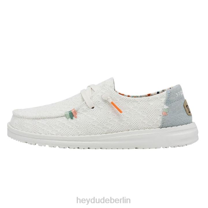 Wendy Boho Hey Dude Männer 8JFX69 Schuhe weiße Häkelarbeit