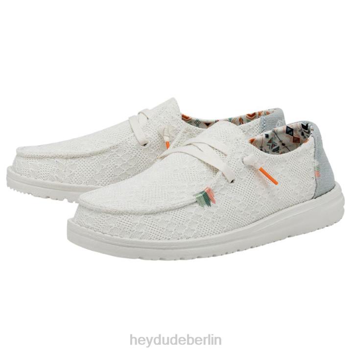 Wendy Boho Hey Dude Männer 8JFX69 Schuhe weiße Häkelarbeit