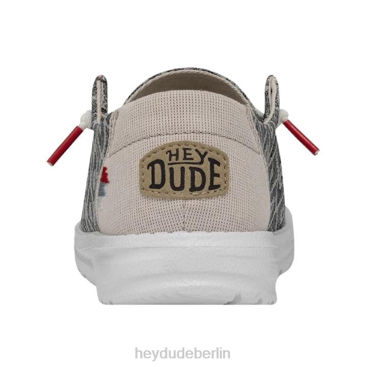 Wendy Boho Hey Dude Männer 8JFX70 Schuhe Stickerei dunkelgrau