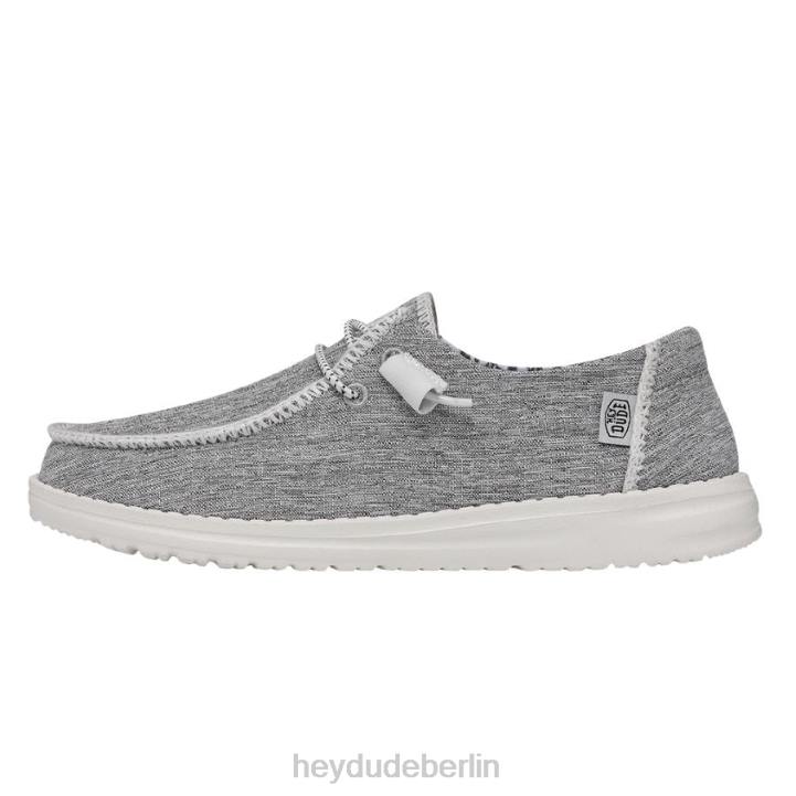Wendy Boho-Stich Hey Dude Männer 8JFX107 Schuhe weiße Melange
