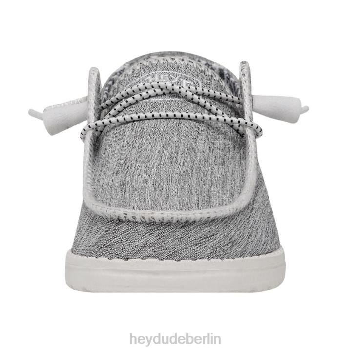 Wendy Boho-Stich Hey Dude Männer 8JFX6 Schuhe weiße Melange