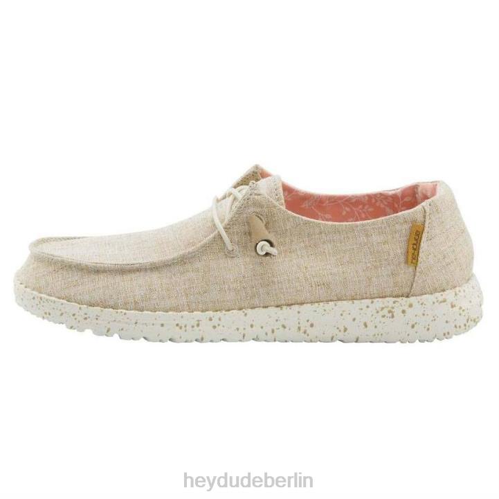 Wendy Chambray Hey Dude Männer 8JFX102 Schuhe weiße Nuss