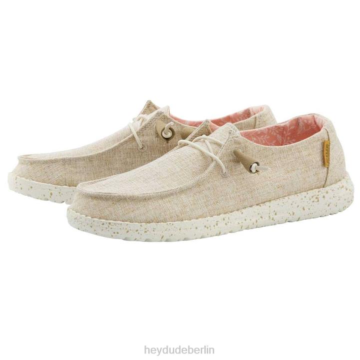 Wendy Chambray Hey Dude Männer 8JFX102 Schuhe weiße Nuss