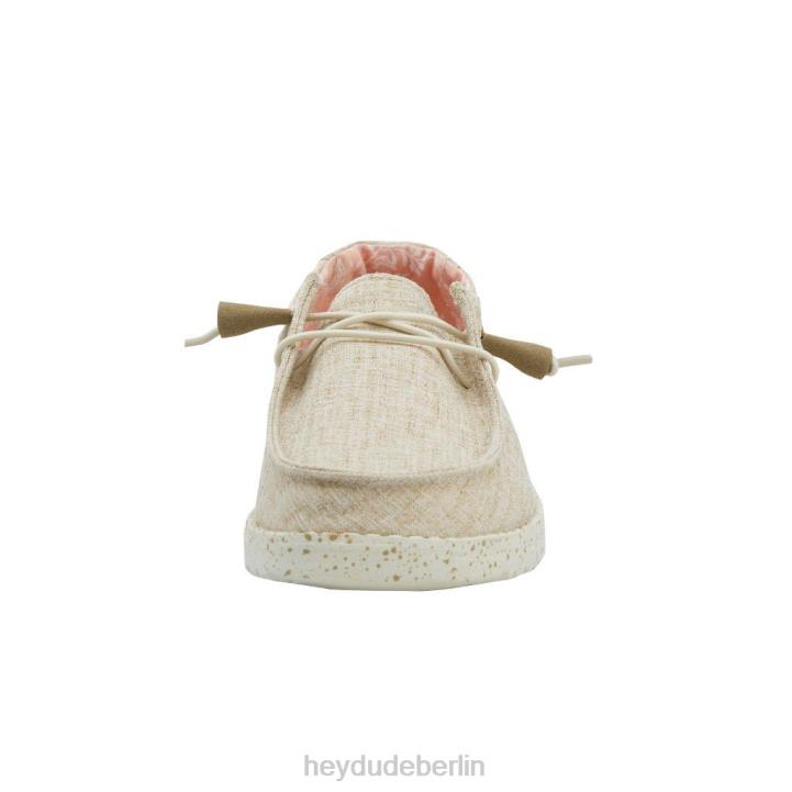 Wendy Chambray Hey Dude Männer 8JFX102 Schuhe weiße Nuss