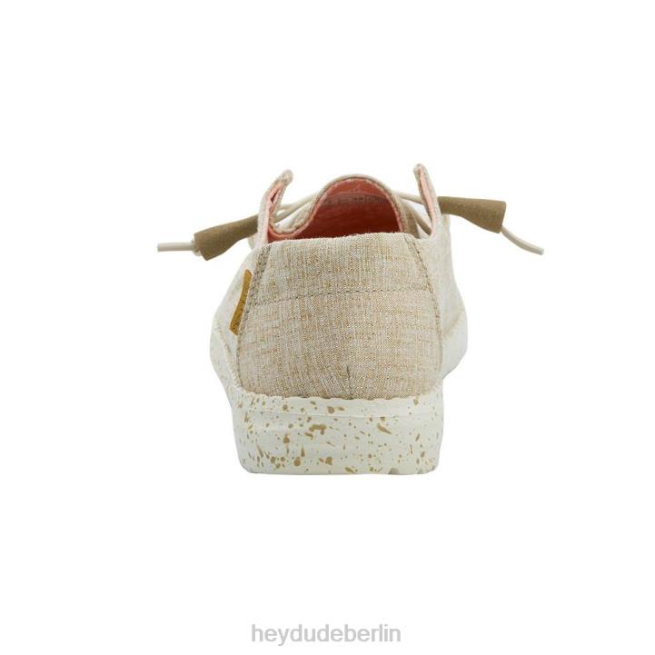 Wendy Chambray Hey Dude Männer 8JFX102 Schuhe weiße Nuss