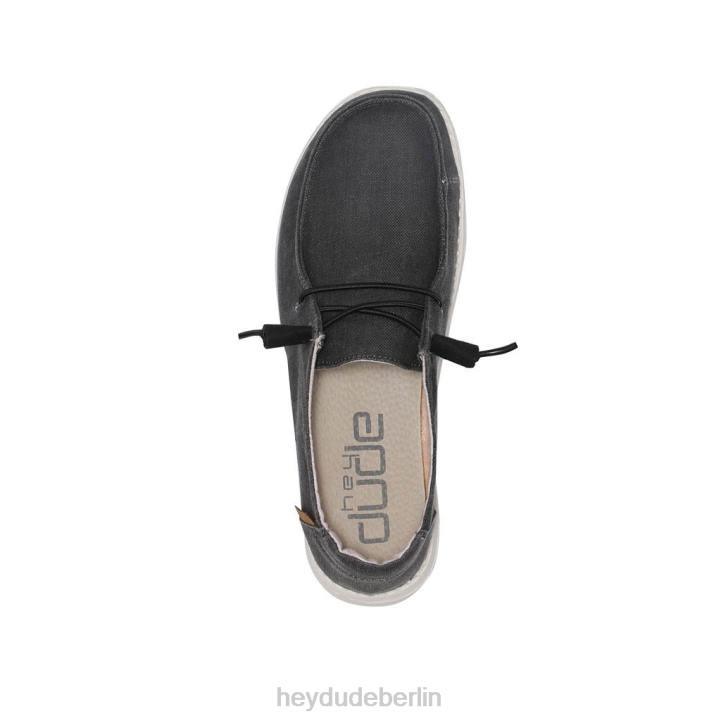 Wendy Chambray Hey Dude Männer 8JFX104 Schuhe aus schwarz
