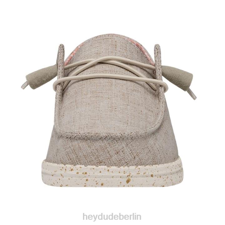 Wendy Chambray weit Hey Dude Männer 8JFX205 Schuhe weiße Nuss