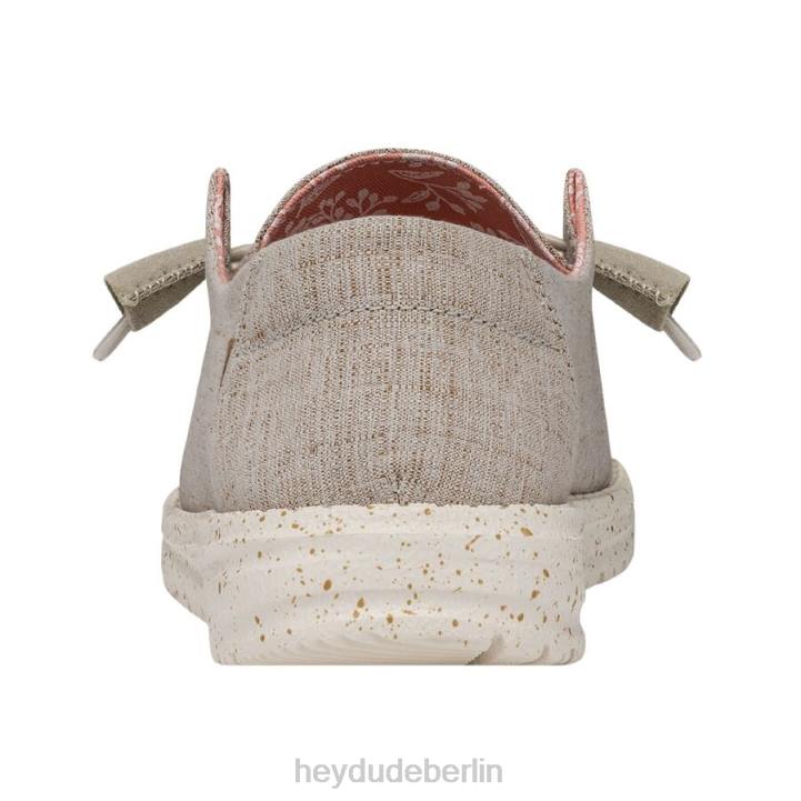 Wendy Chambray weit Hey Dude Männer 8JFX205 Schuhe weiße Nuss