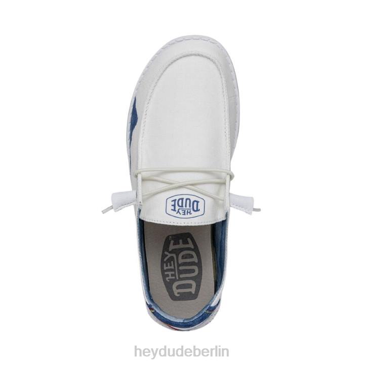 Wendy Colorado Aquarell Hey Dude Männer 8JFX197 Schuhe Weiß