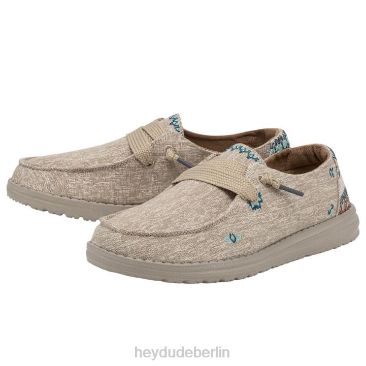 Wendy Flora Hey Dude Männer 8JFX139 Schuhe Sonnenblumenbeige