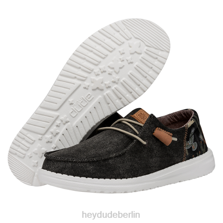 Wendy Funk Oase Hey Dude Männer 8JFX13 Schuhe Schwarz