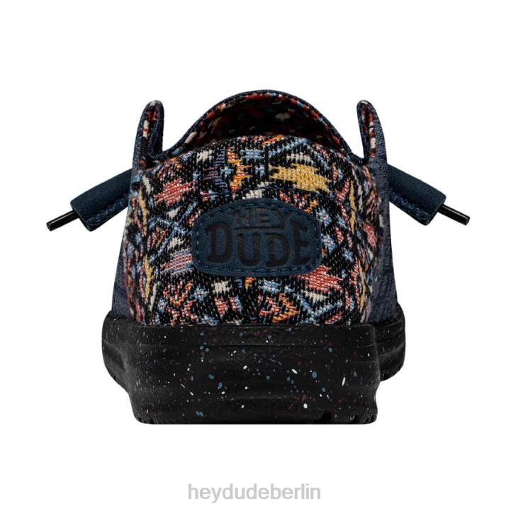 Wendy Funk Slub-Decke Hey Dude Männer 8JFX119 Schuhe Mitternachtsregen
