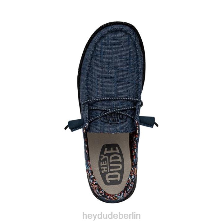 Wendy Funk Slub-Decke Hey Dude Männer 8JFX119 Schuhe Mitternachtsregen