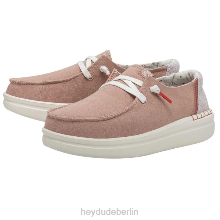 Wendy Rise Chambray Hey Dude Männer 8JFX153 Schuhe Rose