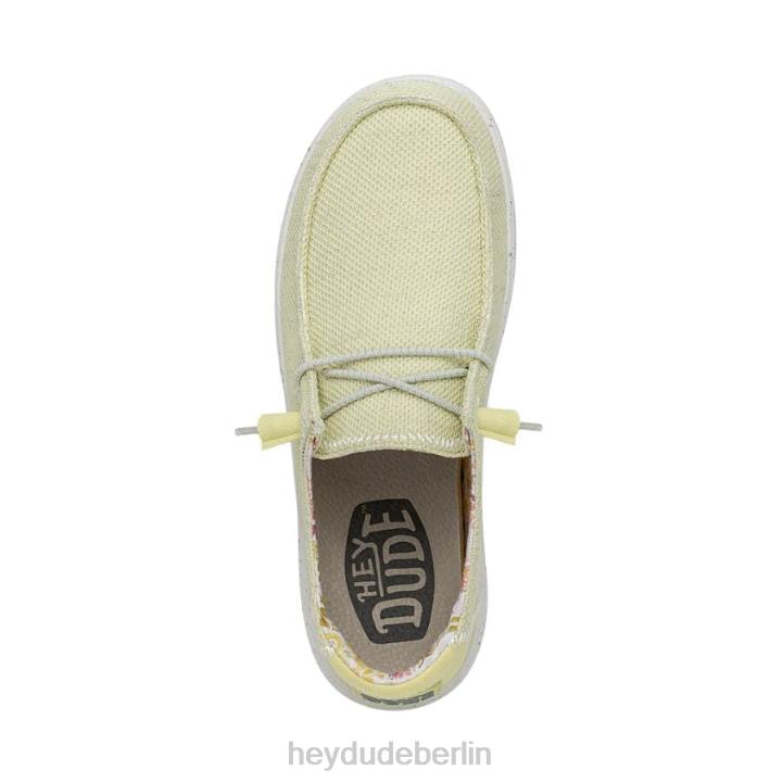 Wendy Rise Stretch Hey Dude Männer 8JFX159 Schuhe Zitrone