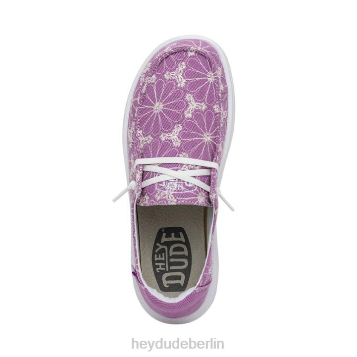 Wendy Rise Öse Hey Dude Männer 8JFX150 Schuhe violett