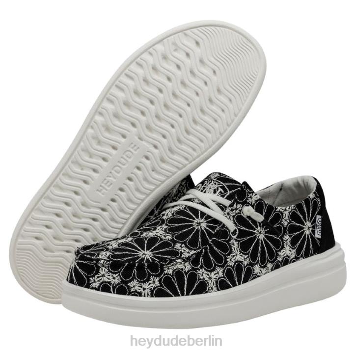 Wendy Rise Öse Hey Dude Männer 8JFX177 Schuhe Schwarz