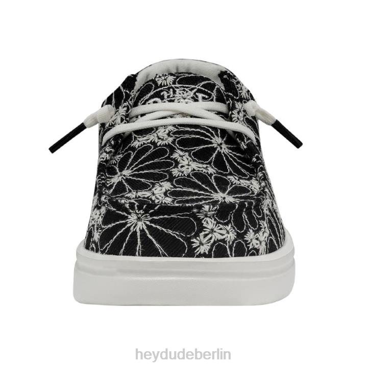 Wendy Rise Öse Hey Dude Männer 8JFX177 Schuhe Schwarz