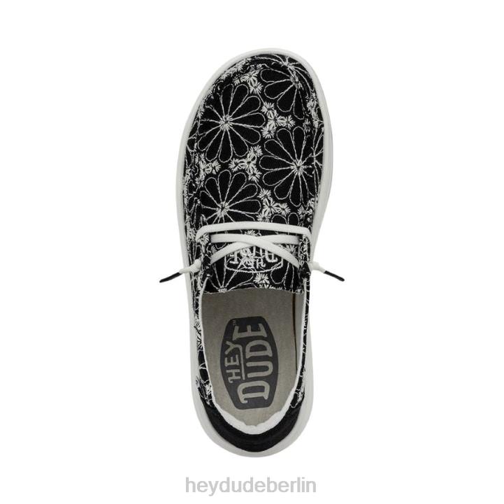 Wendy Rise Öse Hey Dude Männer 8JFX177 Schuhe Schwarz
