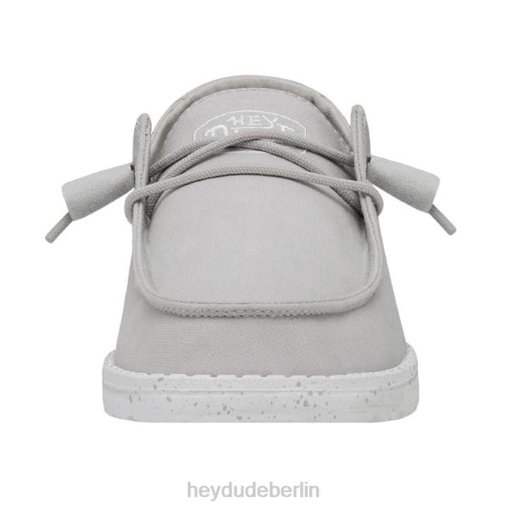 Wendy Slub Canvas Hey Dude Männer 8JFX25 Schuhe hellgrau