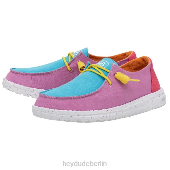 Wendy Slub Canvas Hey Dude Männer 8JFX30 Schuhe Block