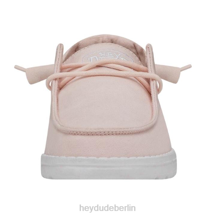 Wendy Slub Canvas Hey Dude Männer 8JFX32 Schuhe Rosa