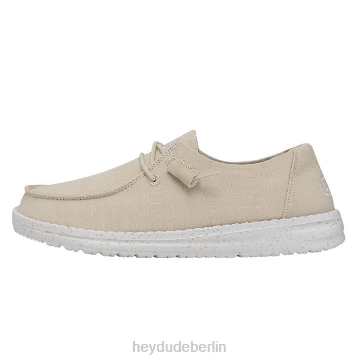 Wendy Slub Canvas Hey Dude Männer 8JFX34 Schuhe natürlich